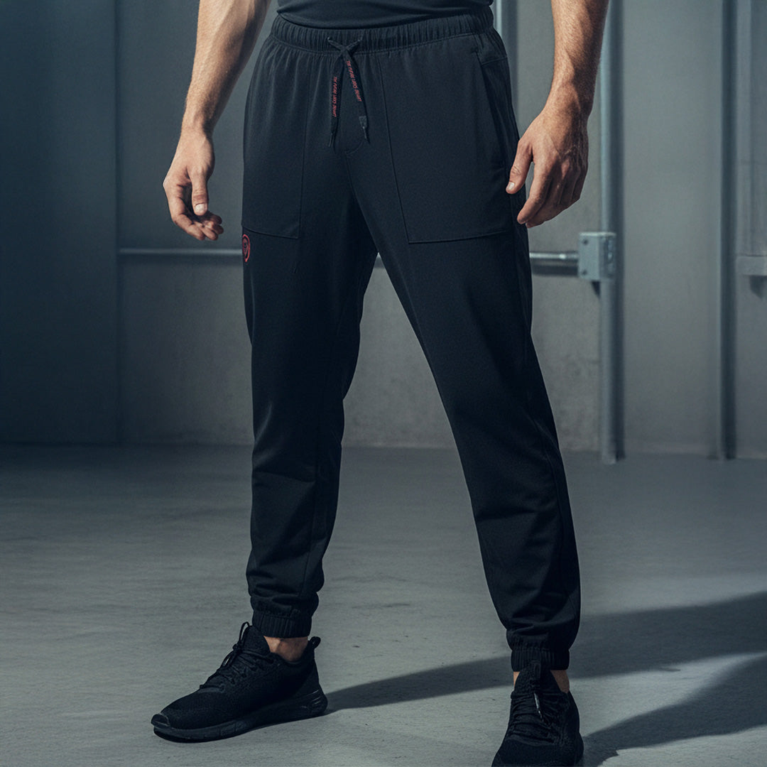 Men's Valuetainment Black Premium Performance Joggers