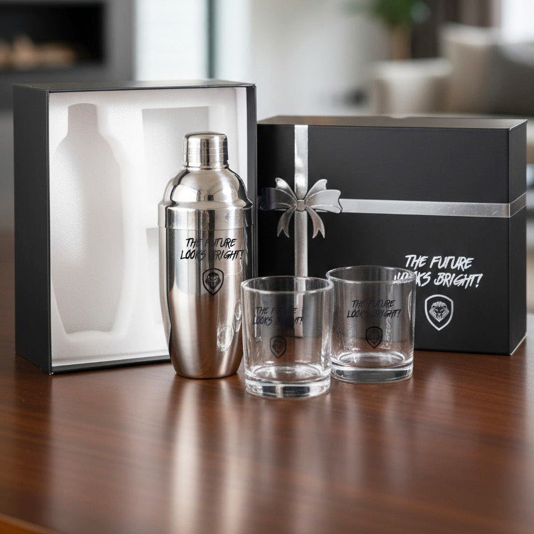 Future Looks Bright Silver Cocktail Gift Set