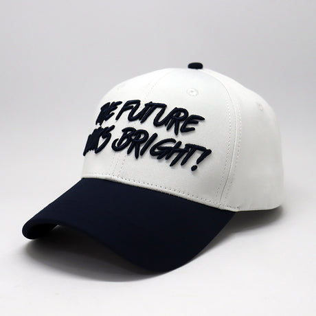 Future Looks Bright Dual Tone Navy and White Snapback Hat
