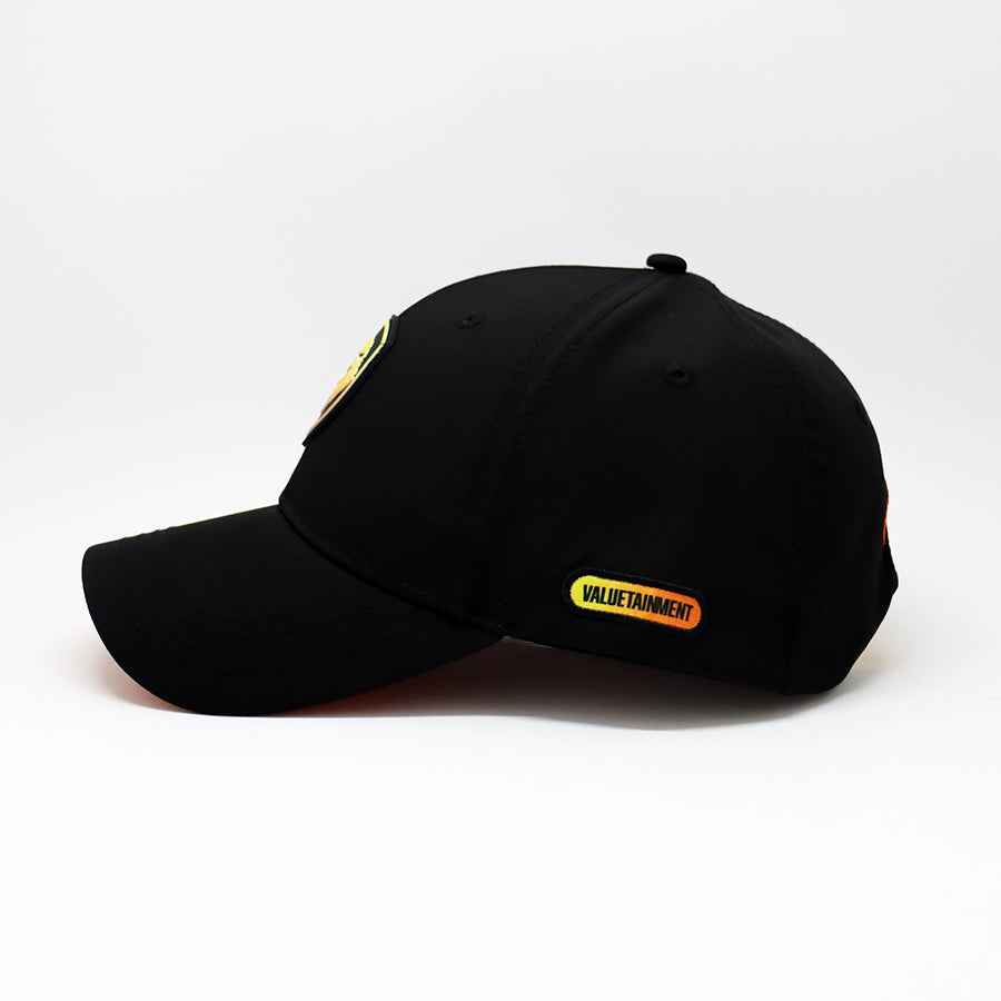 Future Looks Bright Lion Shield Black Yellow Gradient Snapback Hat