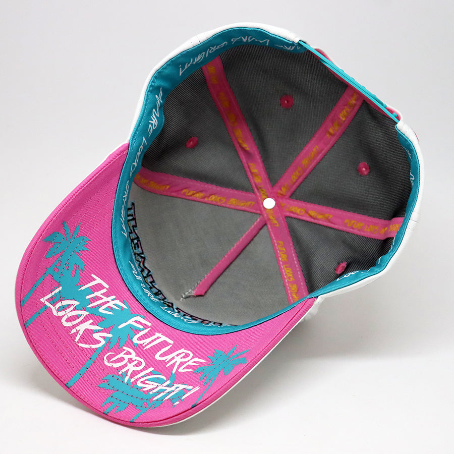 Future Looks Bright Valuetainment Orlando White and Teal Snapback Hat