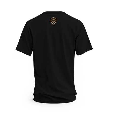 Lion Shield NO KINGS Freedom Statement Black Short Sleeve T-Shirt