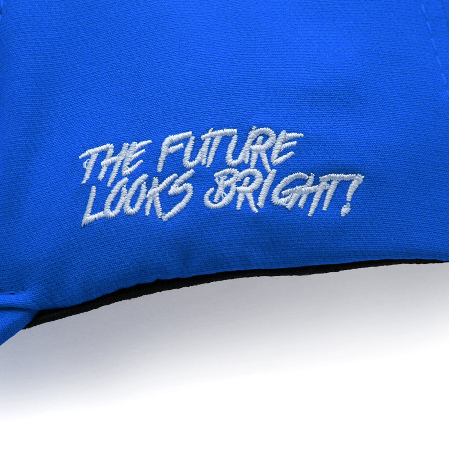 VT Shield Logo Future Looks Bright Royal Snapback Hat