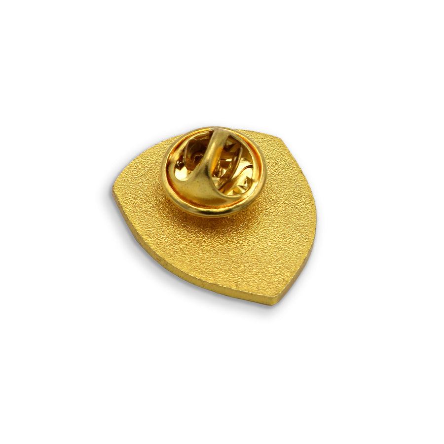 Gold and Black Lion Shield Valuetainment Pin