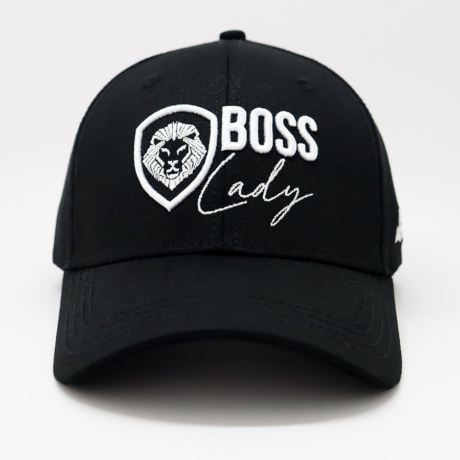 Future Looks Bright Boss Lady Black and White Snapback