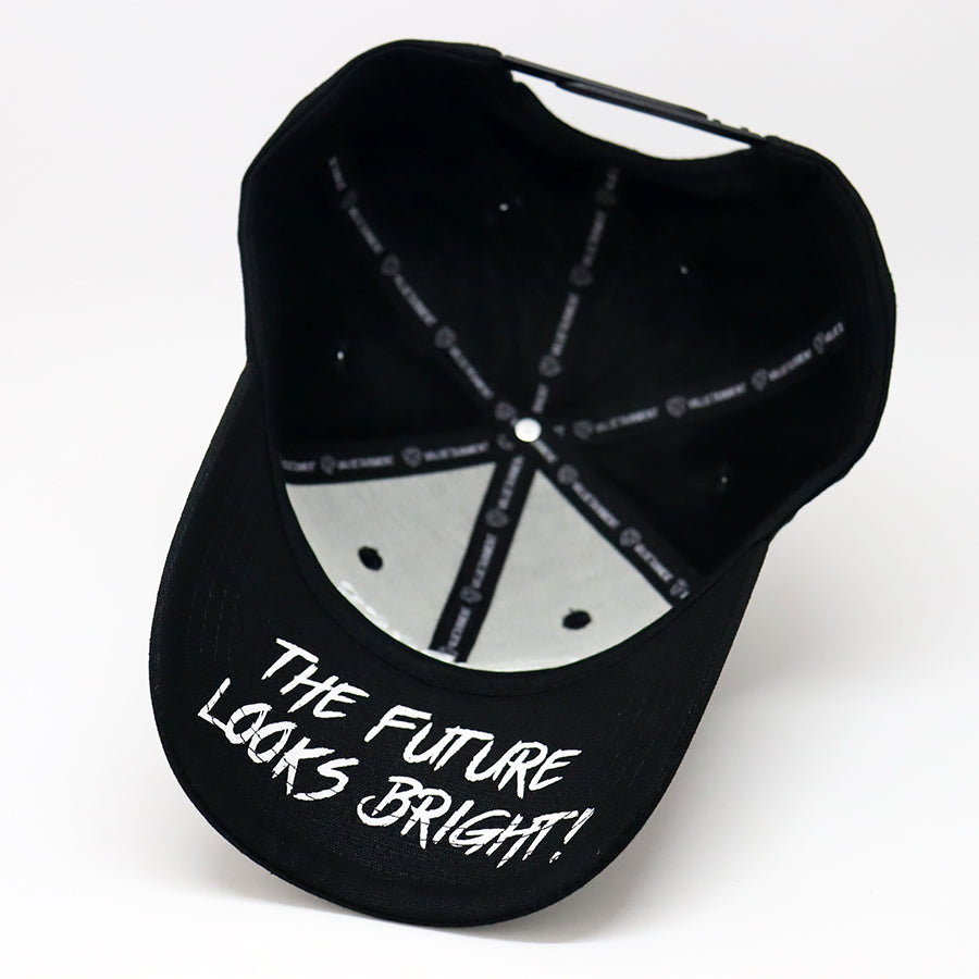 Future Looks Bright Boss Lady Black and White Snapback