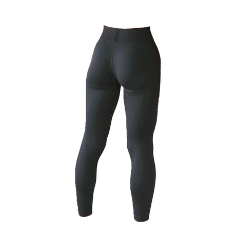 Women's Future Looks Bright Black and Gold High-Performance Leggings