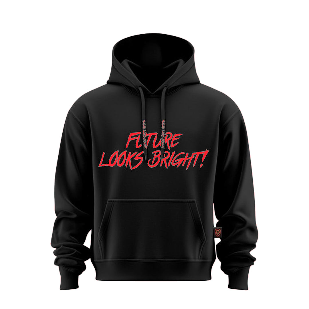 Men's Future Looks Bright Red Lion Shield Premium Pullover Hoodie
