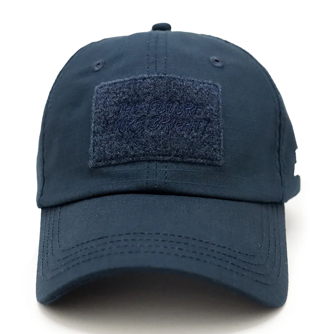 Future Looks Bright Navy Patch Snapback Hat