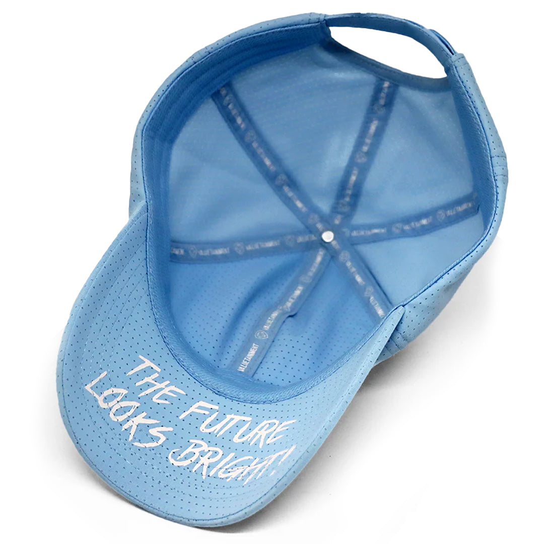 VT Shield Future Looks Bright Pewter Velcro Performance Perforated Hat