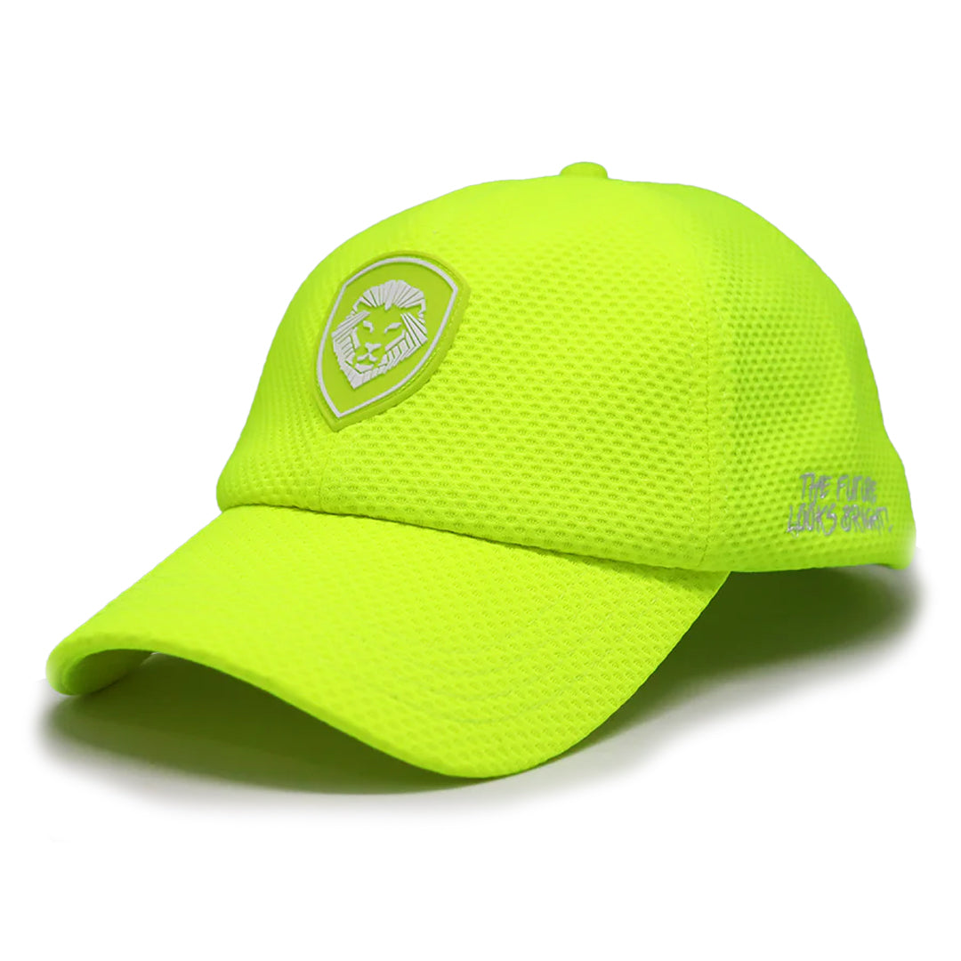 VT Shield Future Looks Bright Neon Yellow Velcro Performance Hat
