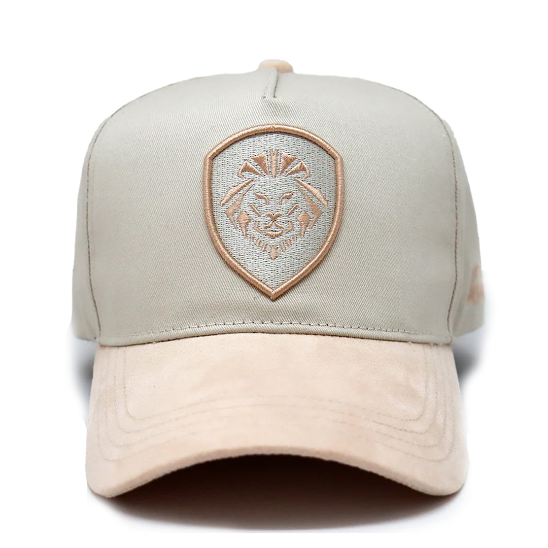 VT Shield Future Looks Bright Peached Suede Brim with leather strap Hat