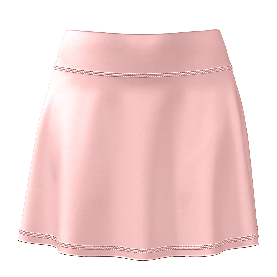 Women's Future Looks Bright Solid Blush Performance Print Skort