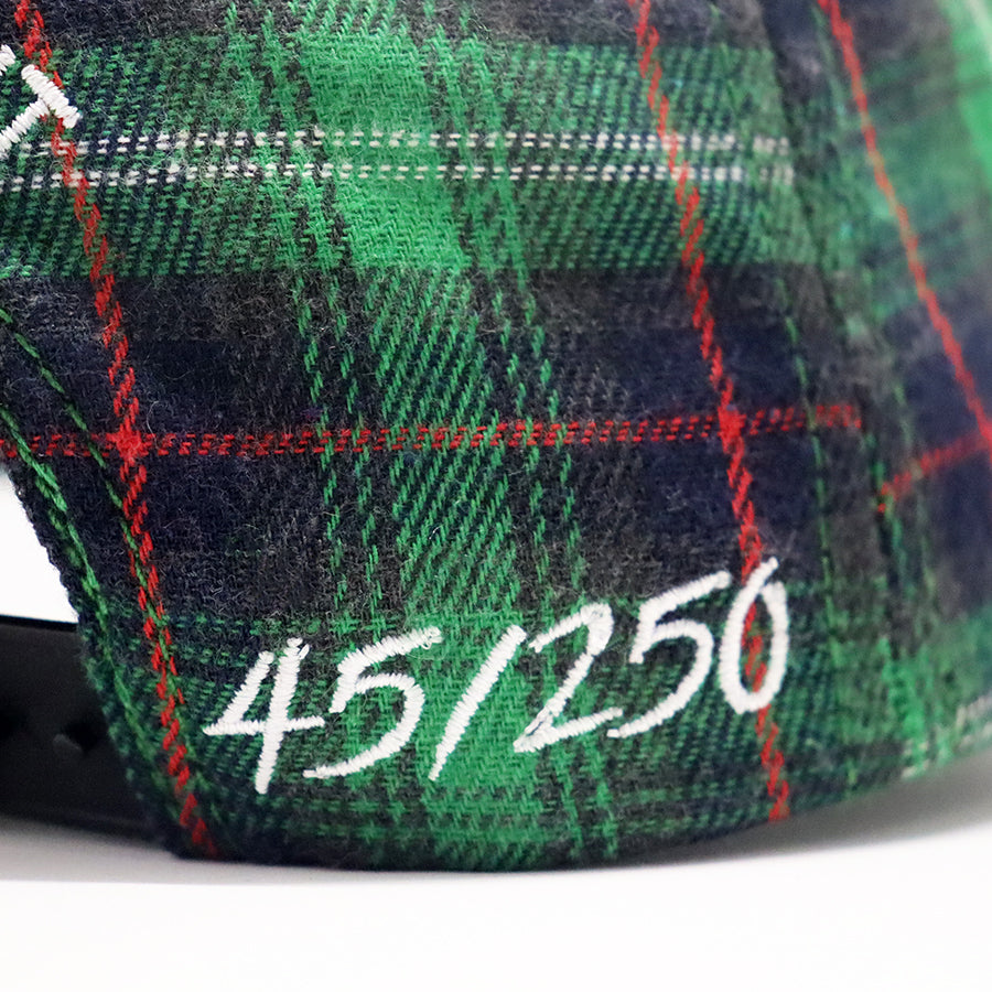 **Limited Edition** 1 of 250 Merry Christmas Green Flannel Plaid Snapback Hat