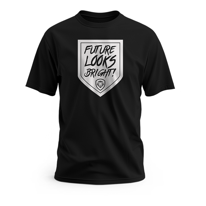 Future Looks Bright Black Out Short Sleeve T-Shirt