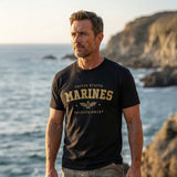 Future Looks Bright US Marine Corps Black Short Sleeve T-Shirt