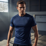 Future Looks Bright Navy Performance Short Sleeve T-Shirt