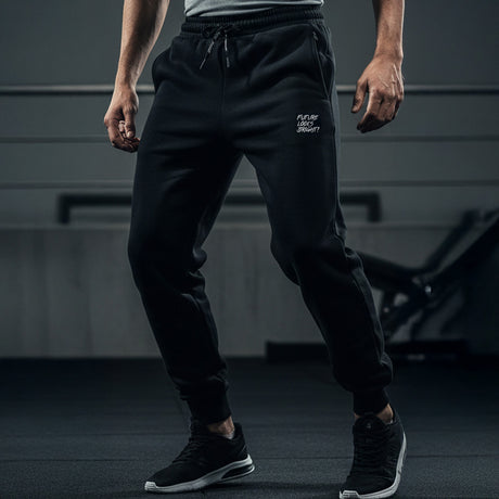 Men's Future Looks Bright White Lion Shield Premium Jogger Pants