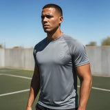 Future Looks Bright Grey Performance Short Sleeve T-Shirt