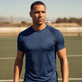 Future Looks Bright Navy Performance Short Sleeve T-Shirt