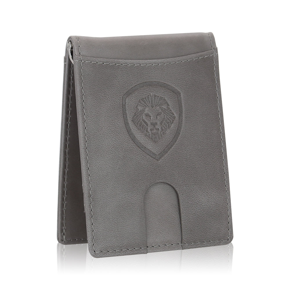 Valuetainment Gray Wallet-Keychain Set