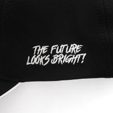 Allegedly Black & White Future Looks Bright Snapback Hat