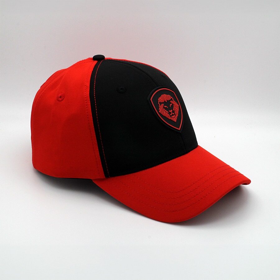 VT Shield Logo Future Looks Bright front panel Red & Black Snapback Hat