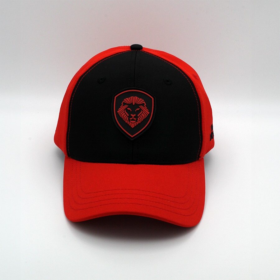 VT Shield Logo Future Looks Bright front panel Red & Black Snapback Hat