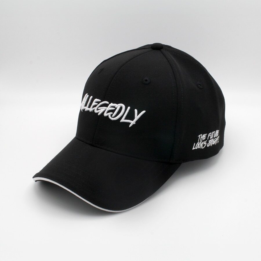 Allegedly Black & White Future Looks Bright Snapback Hat