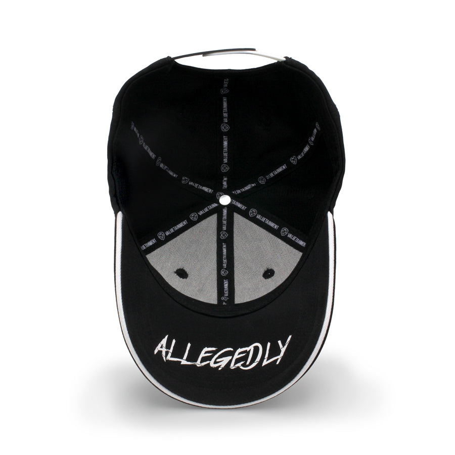 Allegedly Black & White Future Looks Bright Snapback Hat