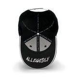 Allegedly Black & White Future Looks Bright Snapback Hat