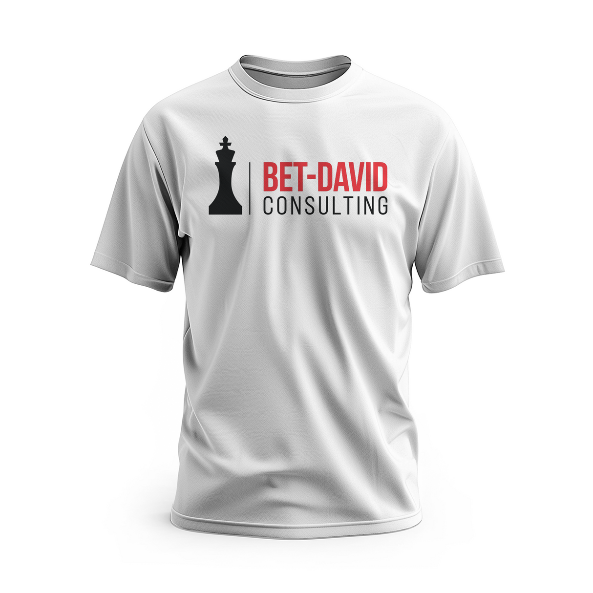 Bet-David Consulting Black and White Short Sleeve T-Shirt