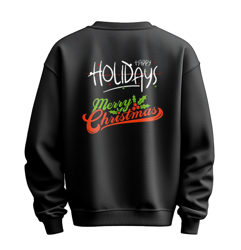 Men's Merry Christmas Crewneck Premium Sweatshirt (Ships 12/5)