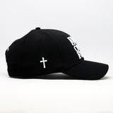 Faith over Fear Hebrews 11:1 Black & White Snapback Hat