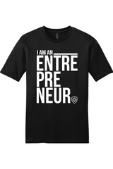 I Am An Entrepreneur Tee - White Text