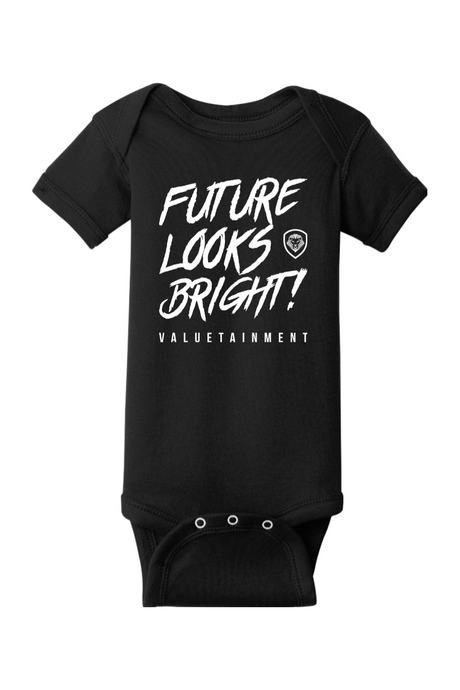 Future Looks Bright! Infant Short Sleeve Baby onsie