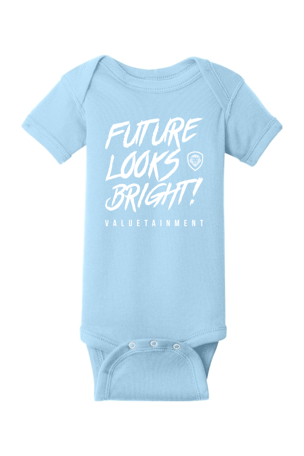 Future Looks Bright! Infant Short Sleeve Baby onsie