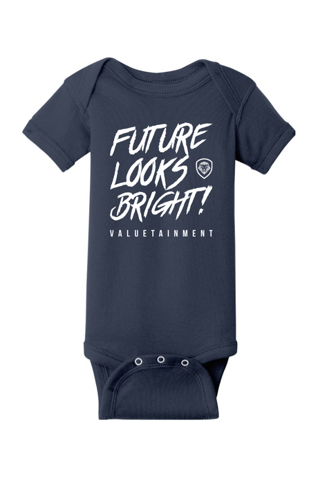 Future Looks Bright! Infant Short Sleeve Baby onsie