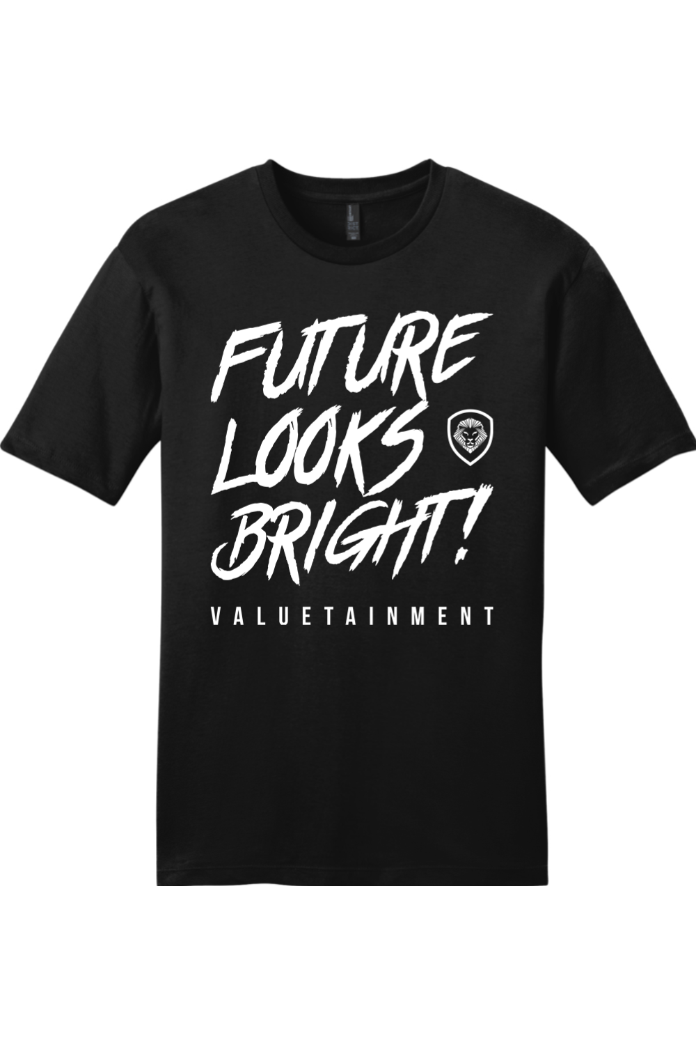 Future Looks Bright Black & White Short Sleeve T-Shirt