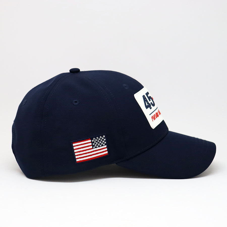 Future Looks Bright 45-47 Inauguration Navy Snapback Hat