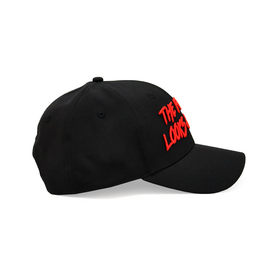 Future Looks Bright Black & Red Snapback hat