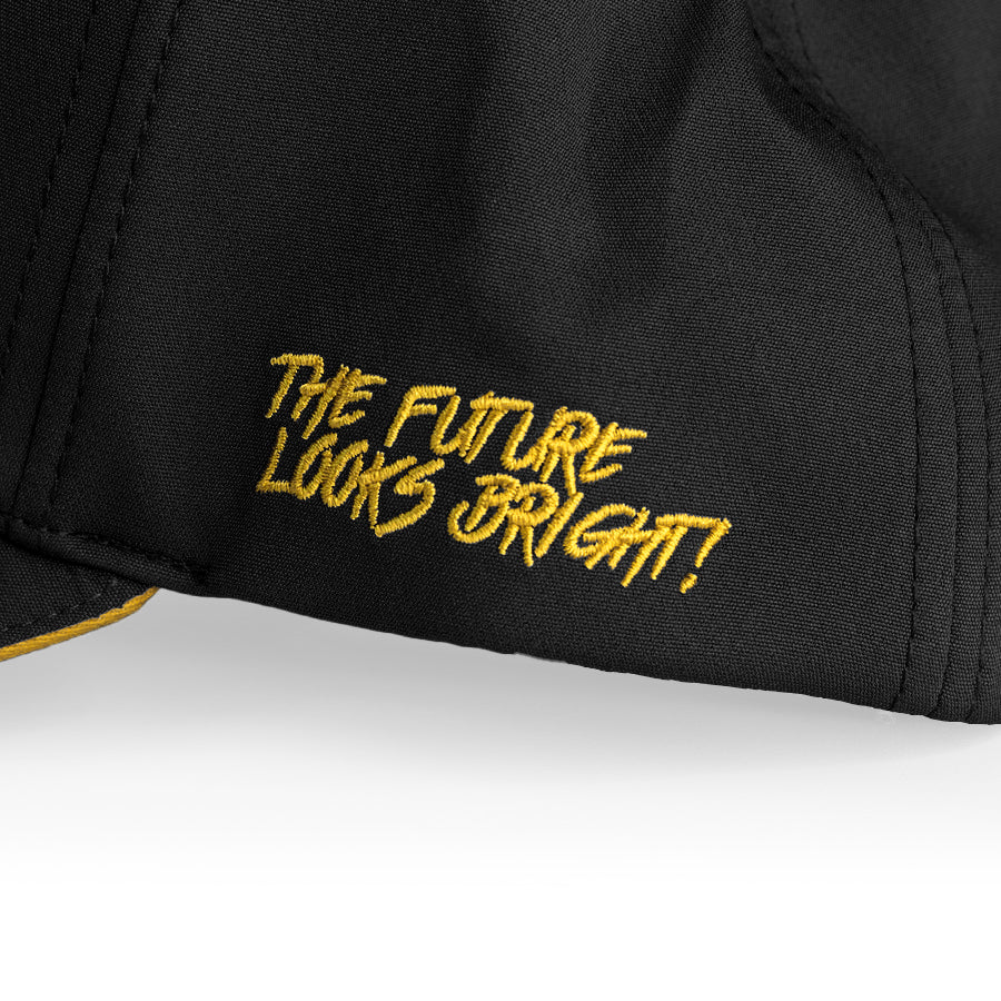 Future Looks Bright Flex Fit Hat - Black & Gold