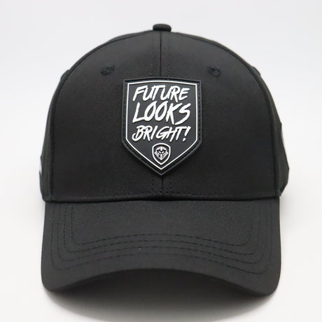 Future Looks Bright Shield Rubber Patch Diamond Black Snapback Hat
