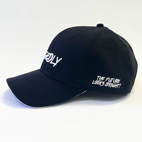 Allegedly Black & White Future Looks Bright Snapback Hat