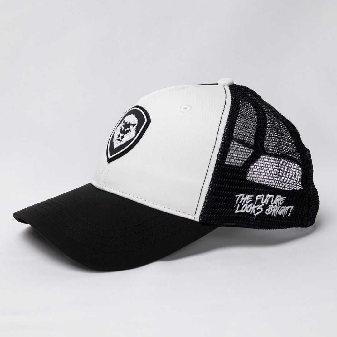 The Future Looks Bright Trucker Hat - Black & White