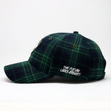 VT Shield logo Green Tartan Plaid Future Looks Bright Snapback Hat