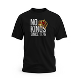 VT Lion Shield No Kings Crown Black Short Sleeve T-Shirt