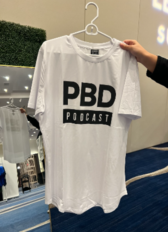 PBD Podcast White Short Sleeve T-Shirt