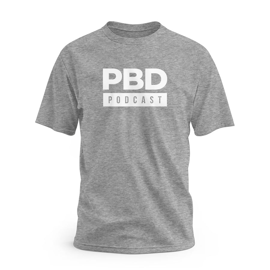 PBD Podcast Grey Short Sleeve T-Shirt