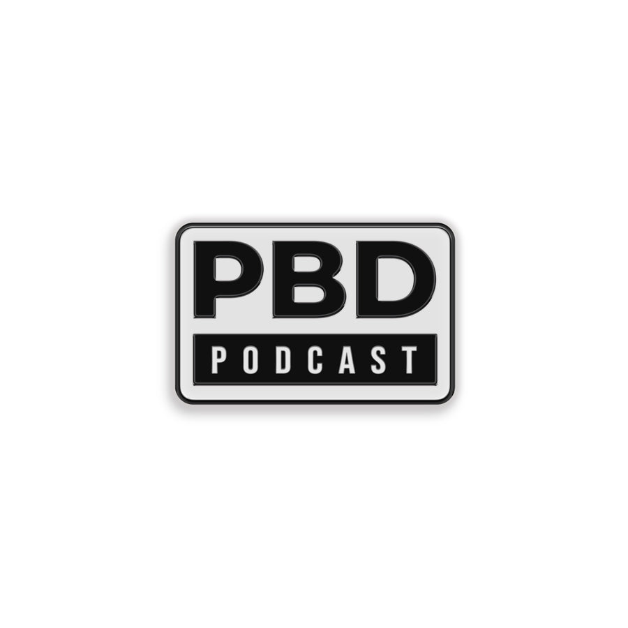 PBD Podcast Premium enamel Pin (30x19mm)